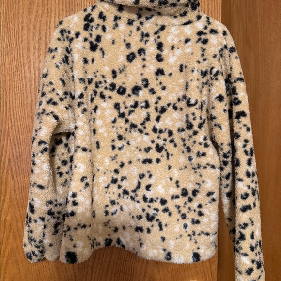 Large petite heavy weight quarter zip pull over - Picture 2 of 3